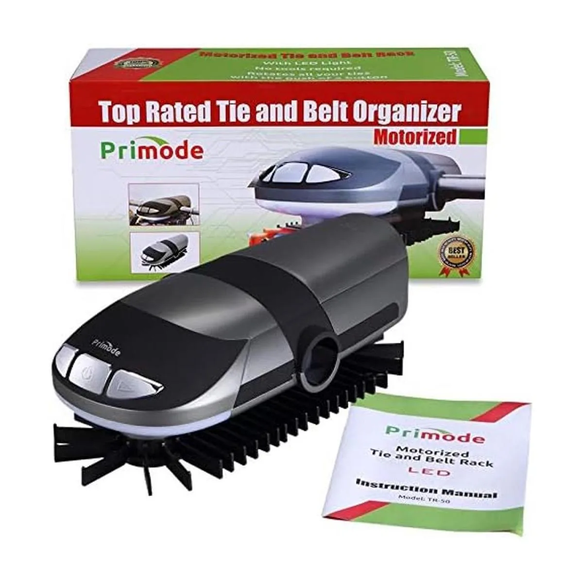 Primode Motorized estante para corbatas rotatorio_2