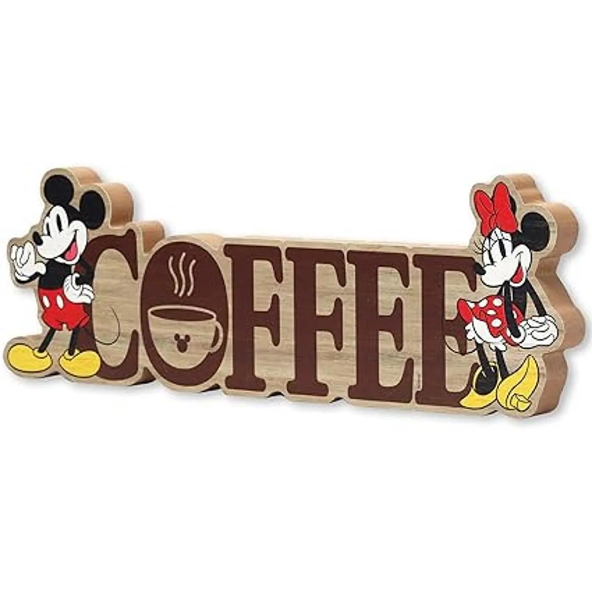 Open Road Brands Decoración de mesa de madera de café de_2