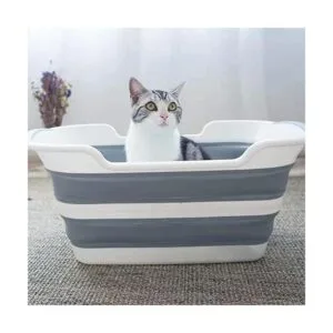 Goderewild Bañera plegable multiusos para mascotas con_5