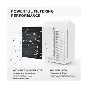 GoKBNY Paquete de 4 filtros HEPA de repuesto C545_3