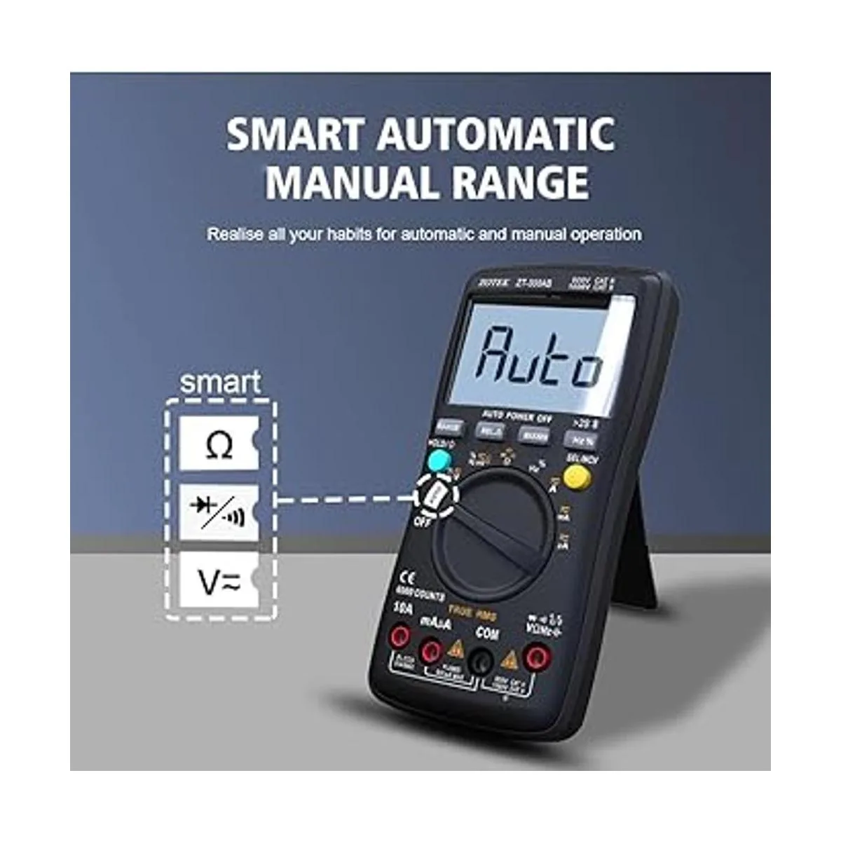 ZOTEK ZT300AB Multímetro digital inalámbrico Bluetooth_2