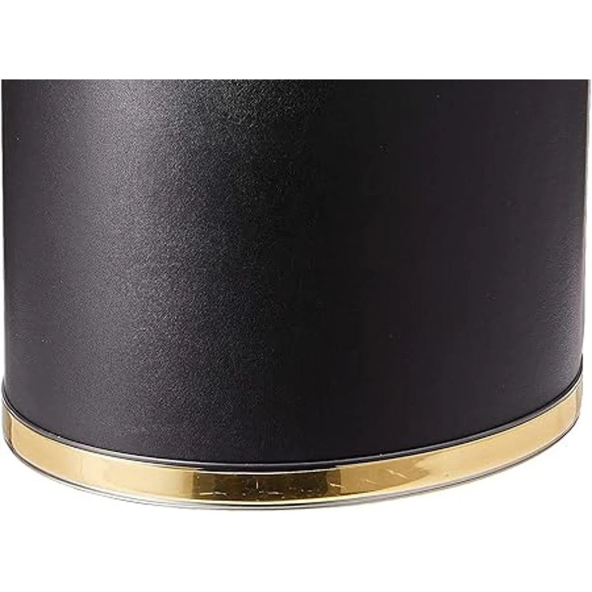 Kraftware Sofisticates Cesta de basura de latón negro y_2