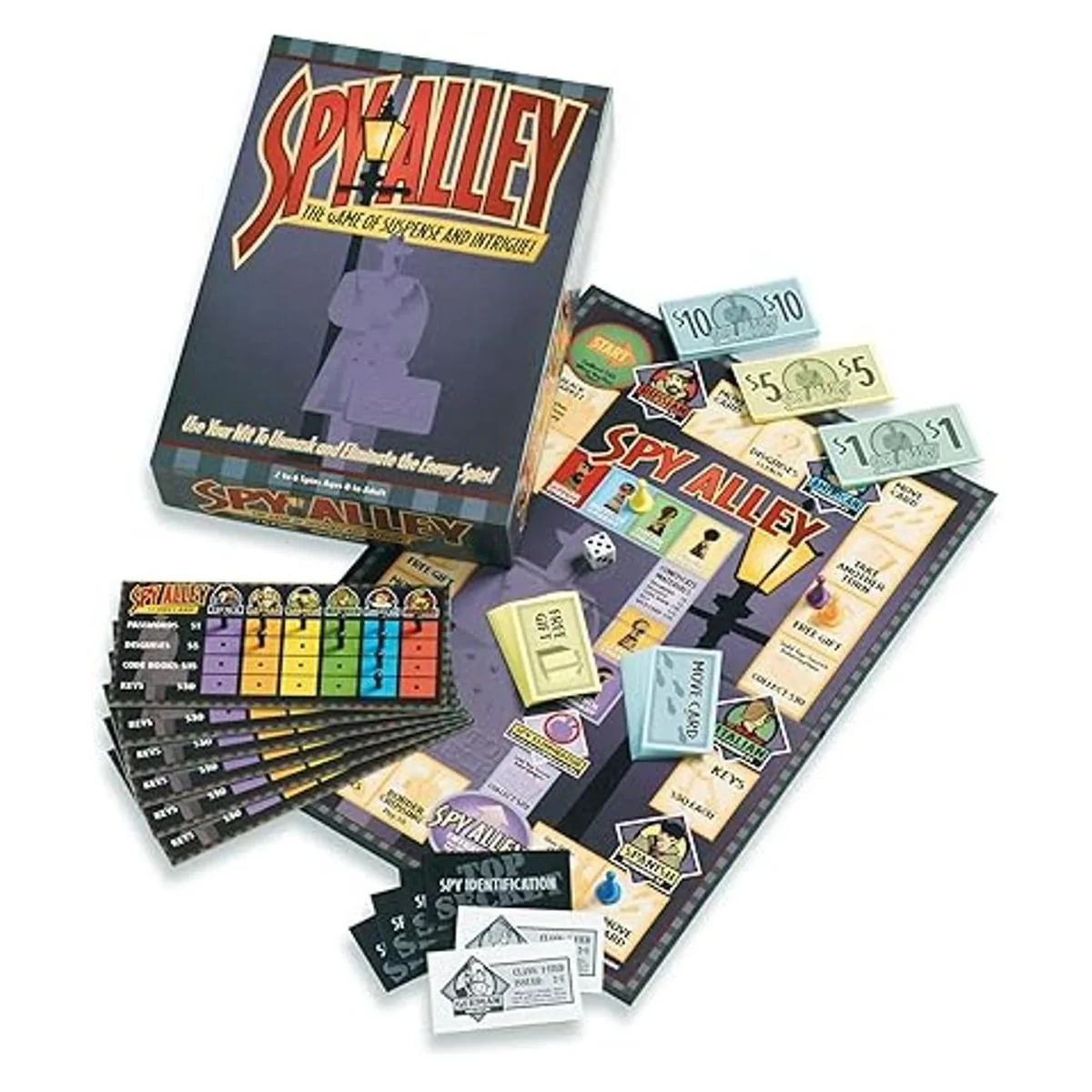 Spy Alley Juego de mesa Juego de estrategia familiar_2