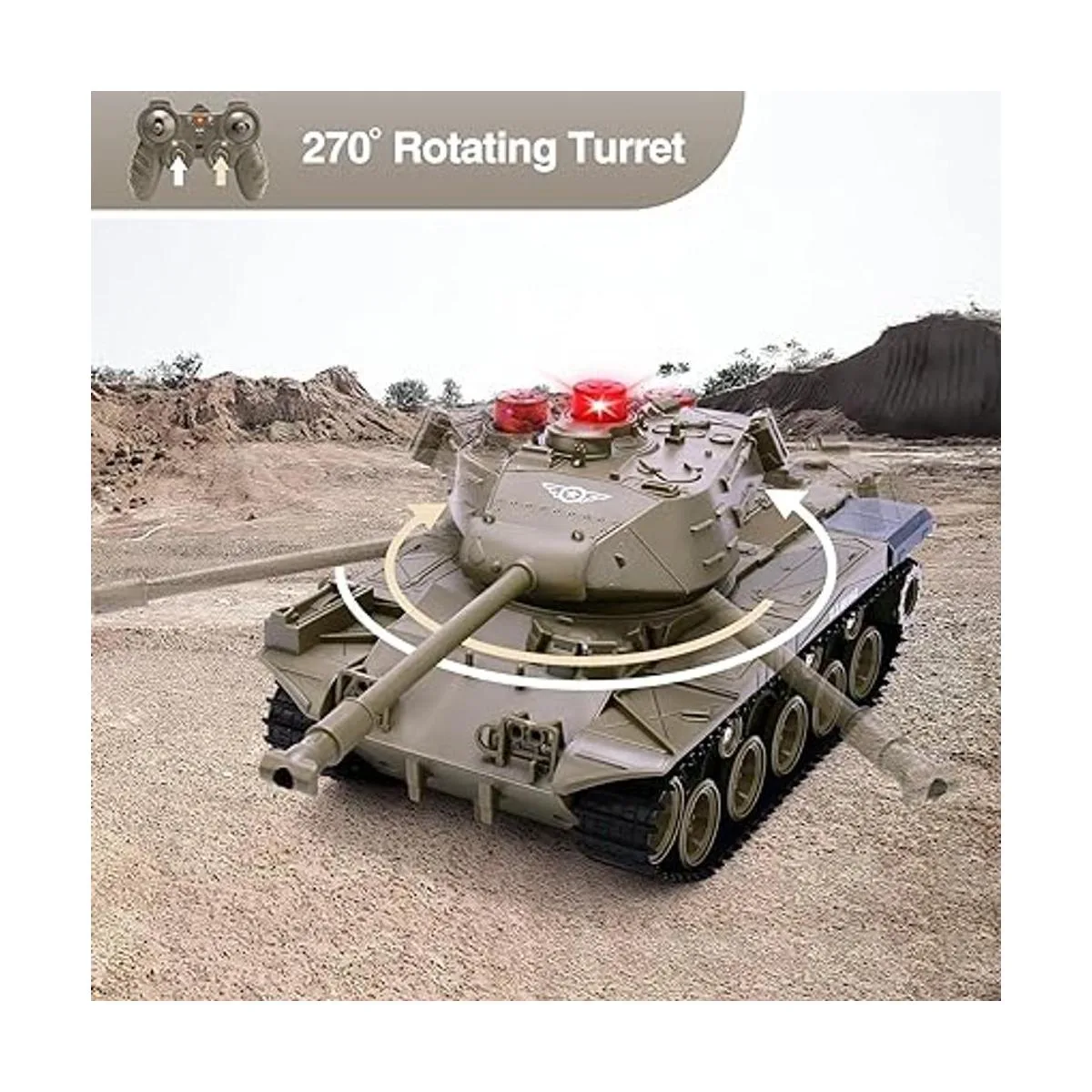 Tanque de control remoto para niños tanque de batalla_4