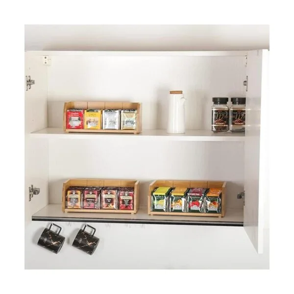 Organizador de bolsas de té de bambú para bolsas de té_6