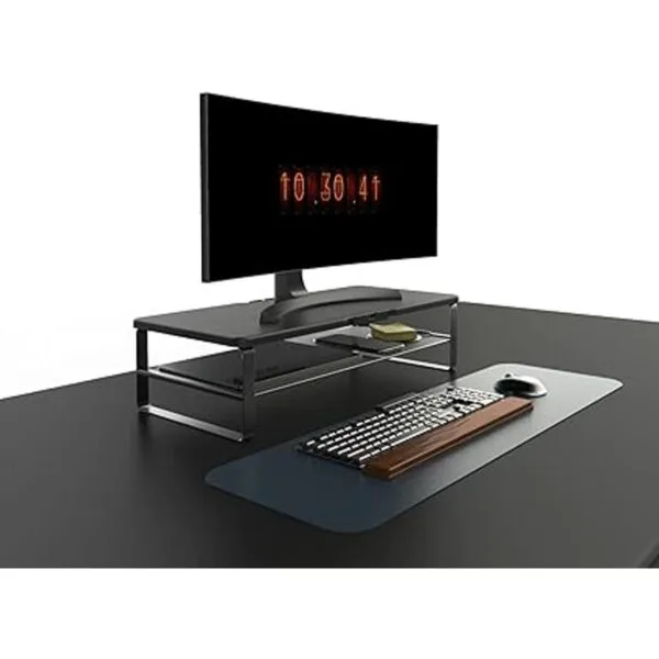 Soporte para monitor con cajón elevador de 2 niveles con_5