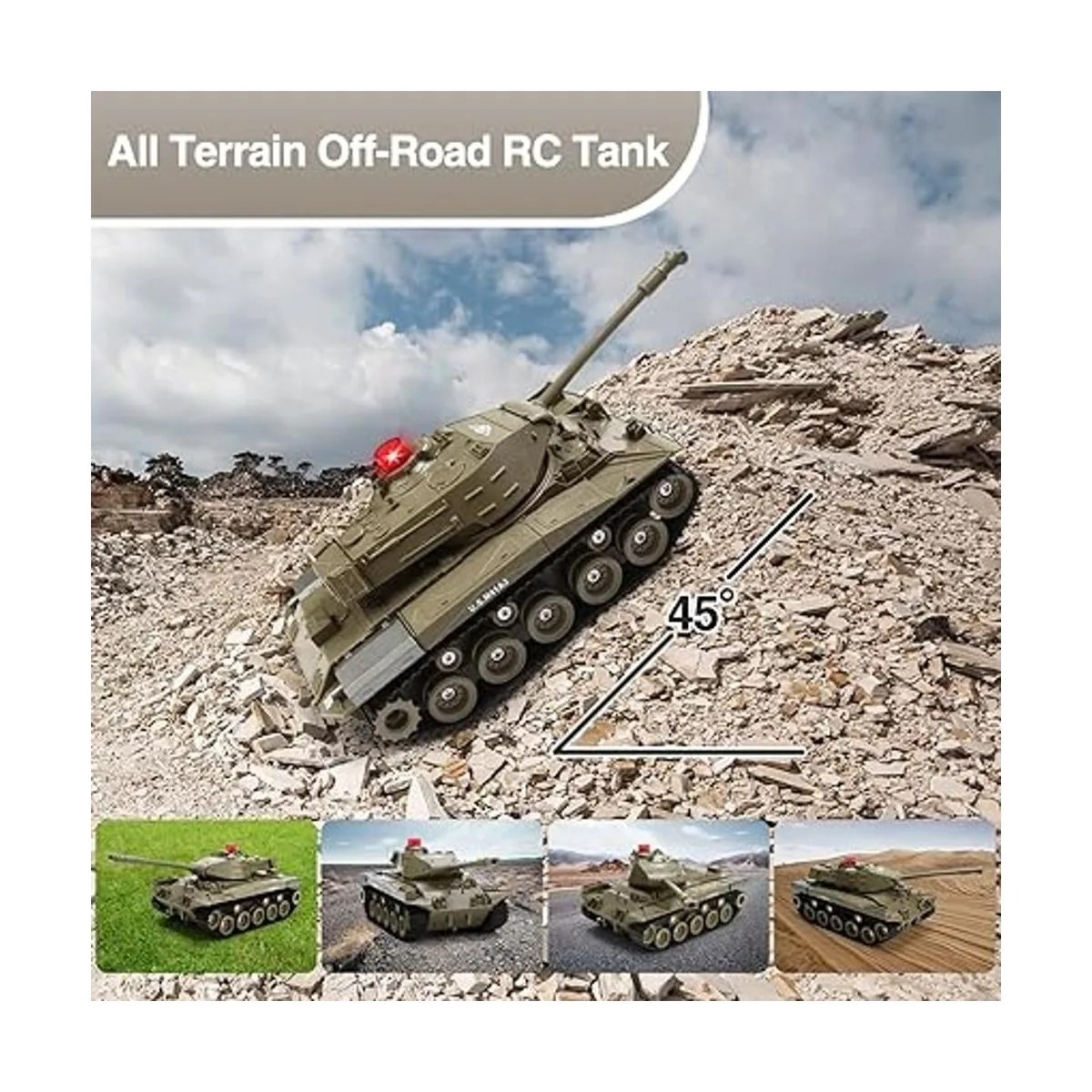 Tanque de control remoto para niños tanque de batalla_3