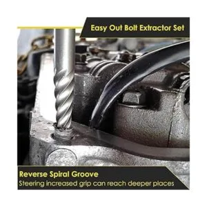 Topec 9Pcs Jumbo Spiral Flute Extractor Easy Out Bolt_4