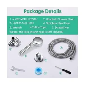 VSincerity Rociador de cabezal de ducha para perros alta_7