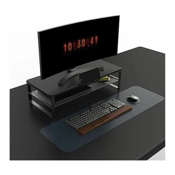 Soporte para monitor con cajón elevador de 2 niveles con_4