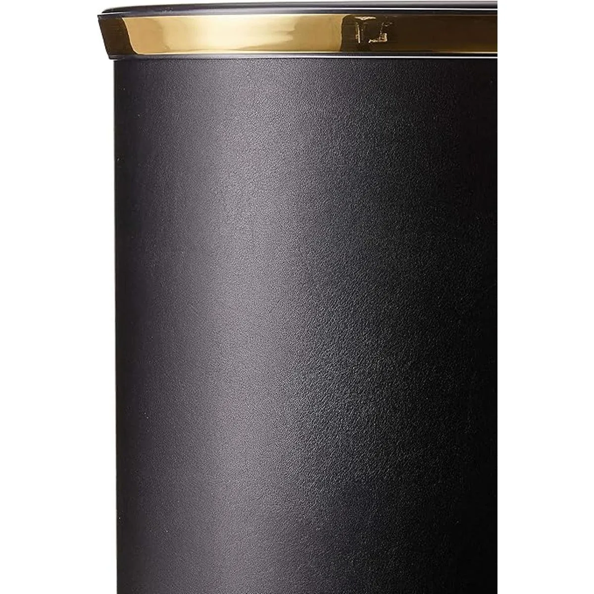 Kraftware Sofisticates Cesta de basura de latón negro y_4