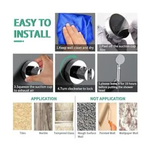 VSincerity Rociador de cabezal de ducha para perros alta_6