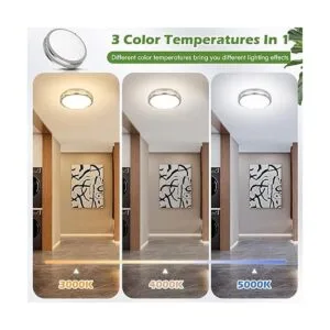 Paquete de 2 lámparas de techo LED de 36 W equivalente a_2