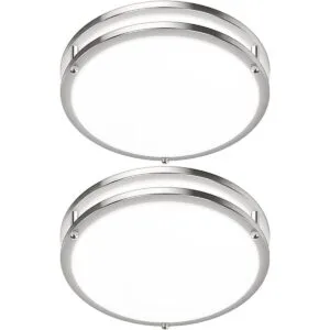 Paquete de 2 lámparas de techo LED de 36 W equivalente a_1