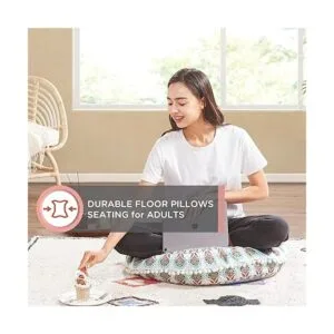 Codi Cojines de suelo de meditación asiento redondo_5