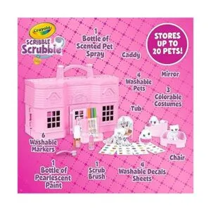 Crayola Scribble Scrubbie Pets Super Salón color juguete_4