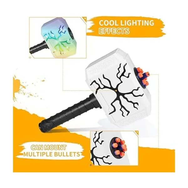 Thor DartBlasting Hammer Toys para s Nerf Juguetes_4