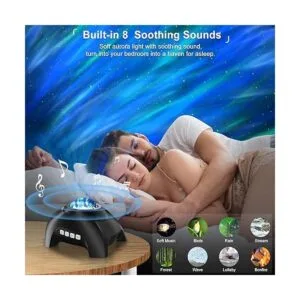Northern Lights Aurora Proyector para dormitorio con_4