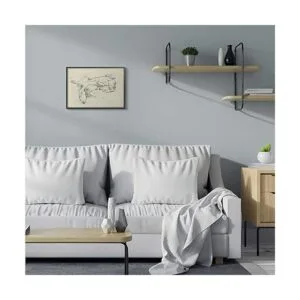 Stupell Industries Dog Napping Pet Animal Dibujo negro_2