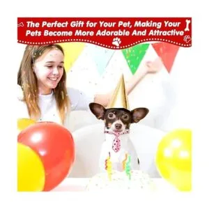 El juego de 100 corbatas ajustables para perros incluye 50_5