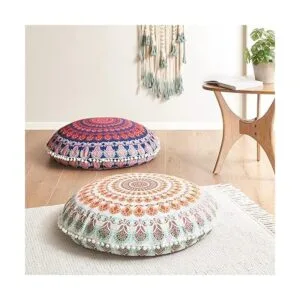 Codi Cojines de suelo de meditación asiento redondo_4