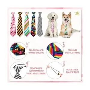 50 corbatas para el cuello de perro a granel corbatas_3