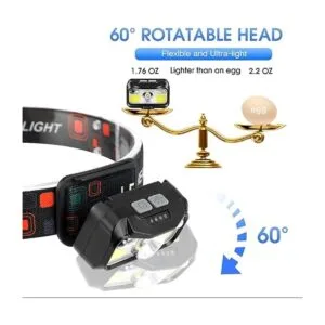 LHKNL LHKNL 1100 lúmenes lámpara de cabeza con sensor de_5