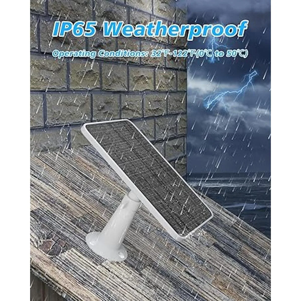 Cargador de panel solar compatible con cámara de seguridad_4