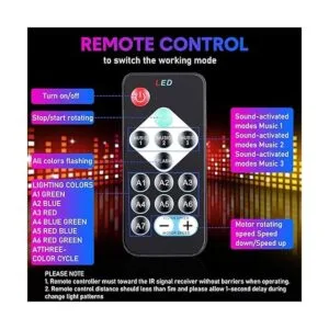 Paquete de 6 luces de fiesta de discoteca RGB DJ lámpara_3