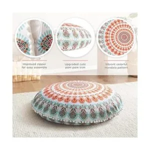 Codi Cojines de suelo de meditación asiento redondo_2