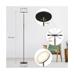 Yikuneng Lámpara de pie 36 W3000 LM lámpara de pie LED_3