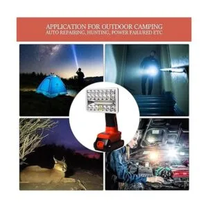 Luz de trabajo LED inalámbrica de 18 W 2000 lm para_7