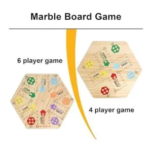 Medikaison Juego de mármol original Wahoo Juego de mesa de_4