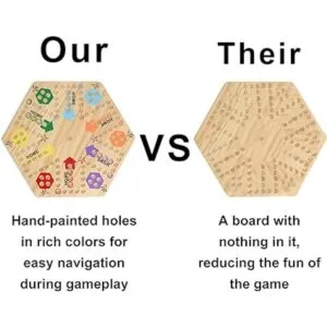 Medikaison Juego de mármol original Wahoo Juego de mesa de_3