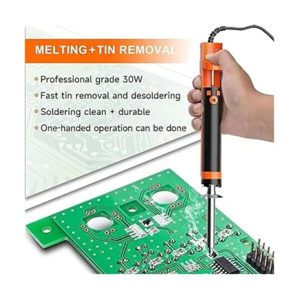Preciva 929DV Aspirador eléctrico de soldadura de hierro_3
