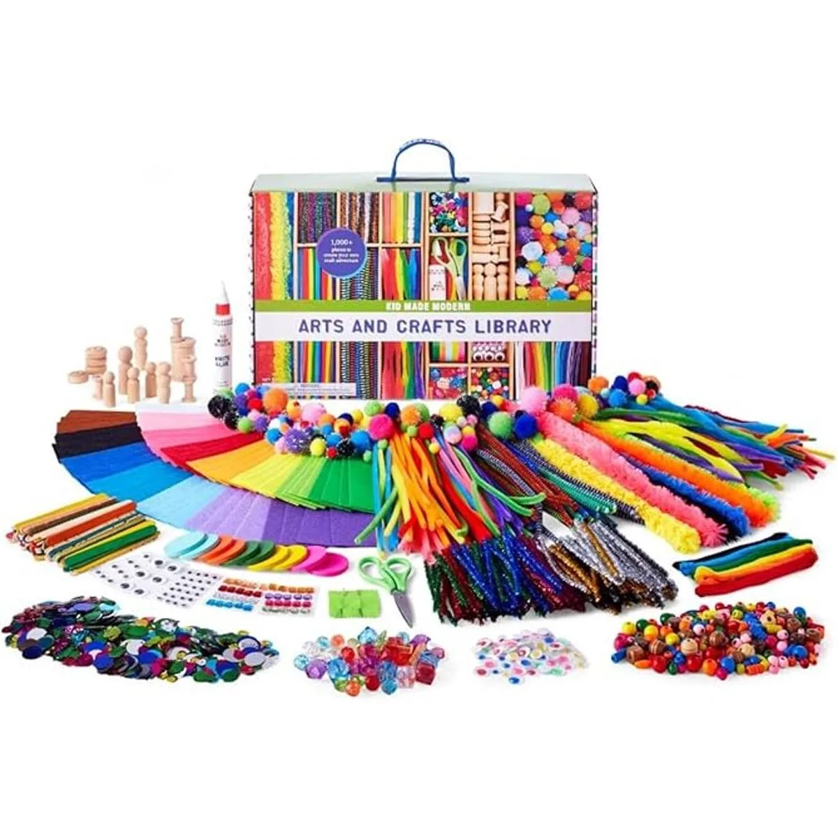 Kid Made Modern Arts and Crafts Supply Library Kit de_1