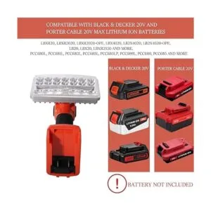 Luz de trabajo LED inalámbrica de 18 W 2000 lm para_2