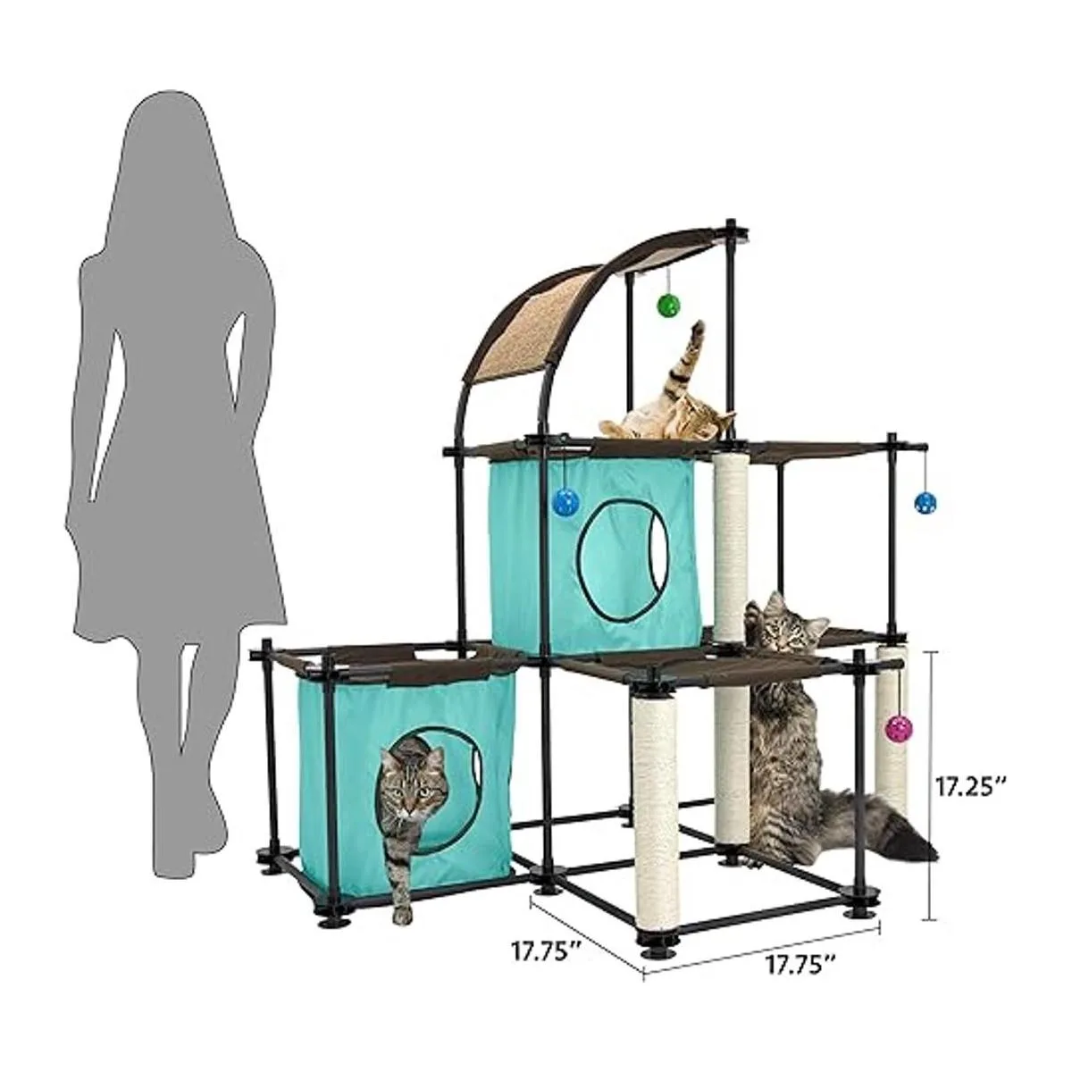 Kitty City Claw Indoor Mega Kit Cat Furniture Corrugate_5