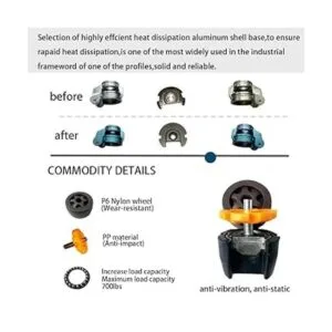 Skelang 4 ruedas para máquina de nivelación con rueda de_6