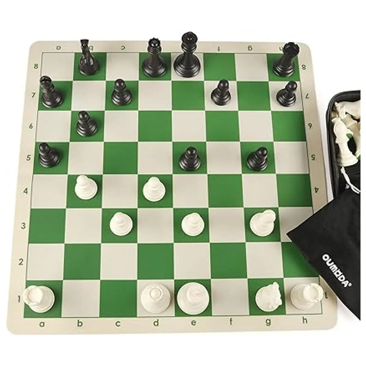 OUMODA Juegos de ajedrez de torneo King de 4 pulgadas_6