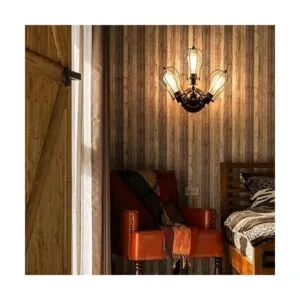 Luling Lámpara de techo vintage industrial candelabros_4