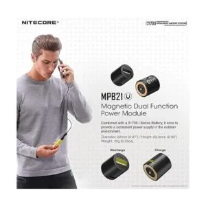 Nitecore MPB21 Mini linterna recargable con cargador de_6