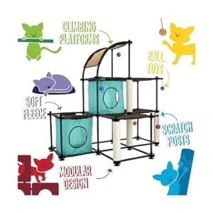 Kitty City Claw Indoor Mega Kit Cat Furniture Corrugate_6