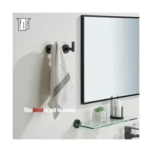 JQK Gancho para toallas de baño bronce aceitado acero_3