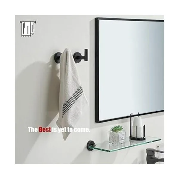 JQK Gancho para toallas de baño bronce aceitado acero_3