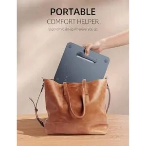 Nulaxy Soporte ajustable para laptop con base giratoria_6