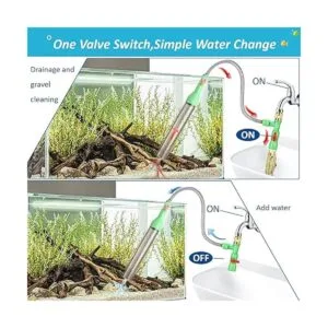 ZZM Herramientas de limpieza de peceras kit cambiador de_6