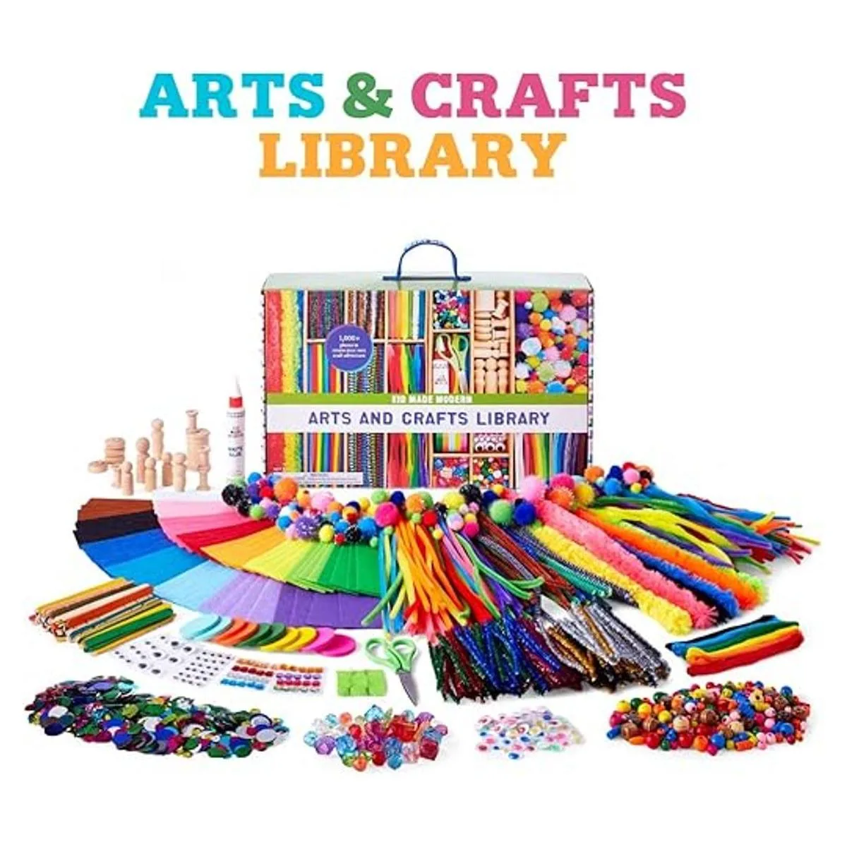 Kid Made Modern Arts and Crafts Supply Library Kit de_2