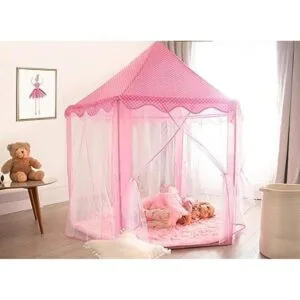 Tienda de campaña de princesa para niños 55 x 53 pulgadas_2