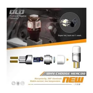 HERCOO Lente de luces de marcador de espejo lateral ámbar_3